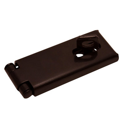 Blooma Black Steel Hasp & Staple(L)114mm (W)46mm from B&Q