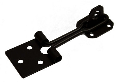 Blooma Black Powder-Coated Steel Hasp & Staple(L)152mm from B&Q