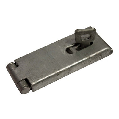 Blooma Galvanised Steel Hasp & Staple(L)114mm (W)46mm from B&Q