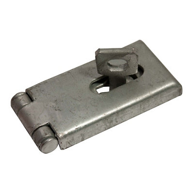 Blooma Galvanised Steel Hasp & Staple(L)89mm (W)46mm from B&Q