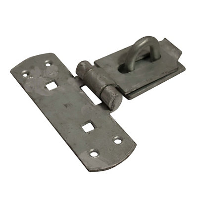 Blooma Galvanised Steel Hasp & Staple(L)152mm (W)152mm from B&Q