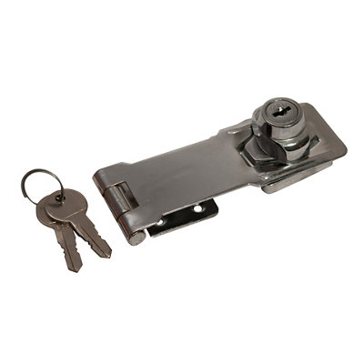 Blooma Zinc-Plated Steel Hasp & Staple(L)114mm (W)42mm from B&Q