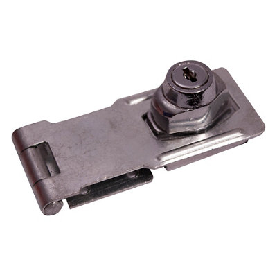 Blooma Zinc-Plated Steel Hasp & Staple(L)89mm (W)42mm from B&Q