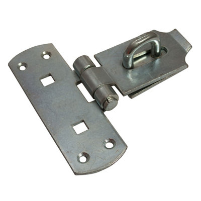 Blooma Zinc-Plated Steel Hasp & Staple(L)152mm (W)152mm from B&Q