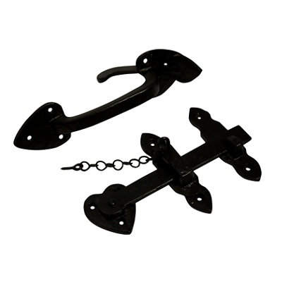 Blooma Antique Effect Cast Iron Gate Latch(L)47mm from B&Q