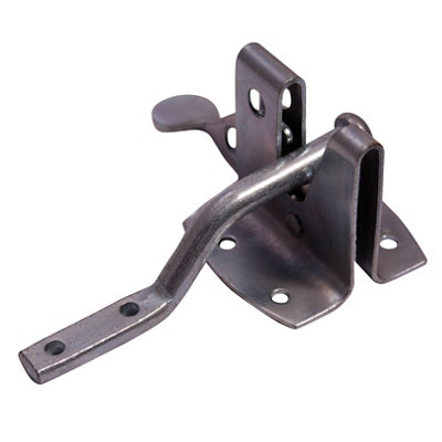 Blooma Zinc-Plated Steel Auto Gate Latch(L)50mm from B&Q