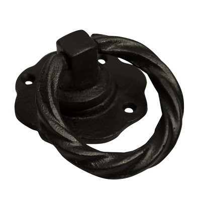 Blooma Antique Effect Black Furniture Pull Handle from B&Q
