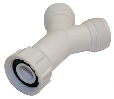Plumbsure 56V4 Threaded Y Piece (Dia)19mm from B&Q