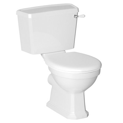 Cooke & Lewis Serina White Close-Coupled Toilet With Soft Close Seat from B&Q