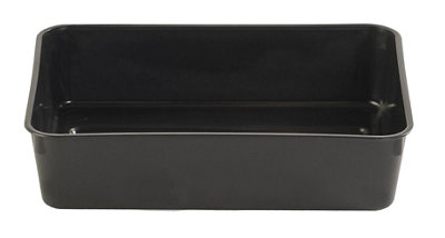 Verve Black Gravel Tray 220mm from B&Q