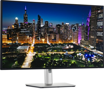 Dell Ultrasharp U3225Qe, 80 Cm (31.5 Inches), 3840 X 2160 Pixels, 4K Ultra Hd, Lcd, 8 Ms, Black, Silver