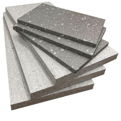 54 x Grey Rigid Polystyrene Foam Sheets 600x400x25mm Thick EPS70 SDN Slab Insulation Boards