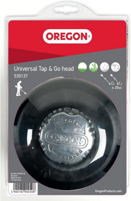 Oregon Boltless Tap And Go Bump Feed 130 mm Universal Strimmer HeadTrimmer For GrassWeeds & Thick VegetationFits Most from B&Q
