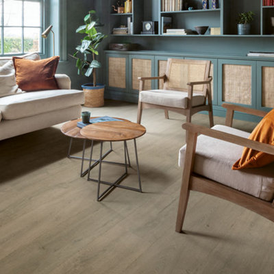 B&Q -  Signature Patina Oak Brown Laminate Flooring