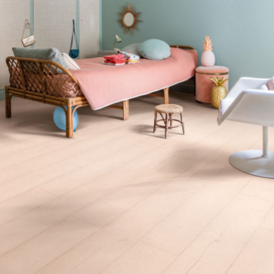 B&Q -  Signature Painted Oak Rose Laminate Flooring