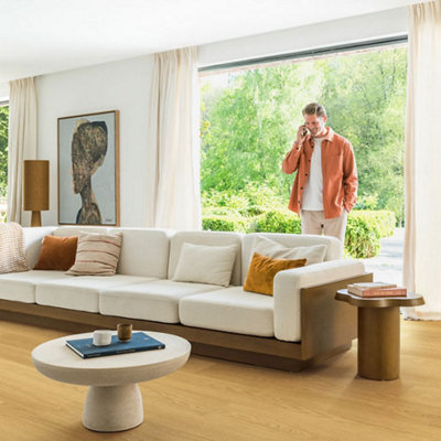 Quick-Step Signature Natural Varnished Oak Laminate Flooring from B&Q