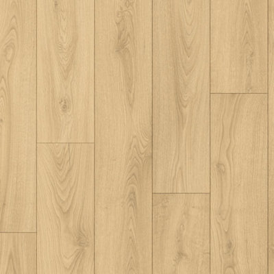 B&Q -  Classic Desert Greige Oak Hydroseal Laminate Flooring