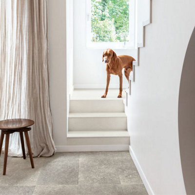 Quick-Step Muse Dusky Bluestone Laminate Flooring from B&Q