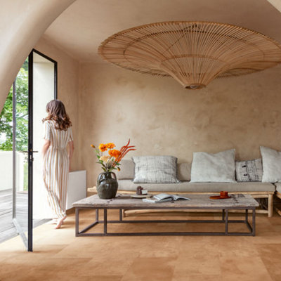Quick-Step Muse Terracotta Laminate Flooring from B&Q