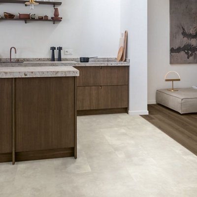 Quick-Step Muse Stained Concrete Laminate Flooring from B&Q