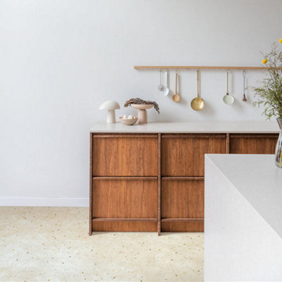 Quick-Step Muse Botanic Concrete Laminate Flooring from B&Q
