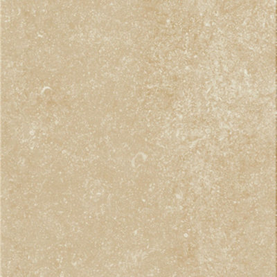 Quick-Step Aquanto Beige Stone Effect Embossed Laminate Tile Sample from B&Q