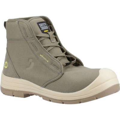 Safety Jogger Ecodesert S1P Mid Boot Khaki from B&Q