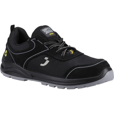 Fla Europe NvSafety Jogger Safety Jogger Eco Cador Black Recycled Steel Toe/midsole Safety Work Trainer from B&Q