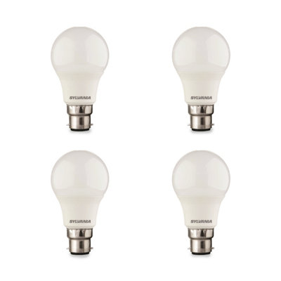 Sylvania Toledo Gls Led Light Bulb B22 806 Lumens Warm White 2700KPack Of 4 from B&Q