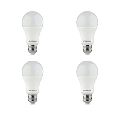Sylvania Toledo Gls Led Light Bulb E27 806 Lumens Warm White 2700KPack Of 4 from B&Q