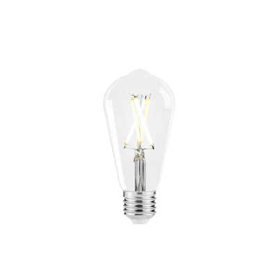 Sylvania Smart Lamps Smart Led Edison St64 Filament Bulb E27 806 Lumens Wifi Tuneable White from B&Q