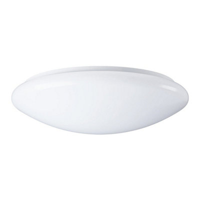 Sylvania Sylcircle Led Round Ceiling Light 12W 1025 Lumens Ip54 Dualtone Flush Mount from B&Q
