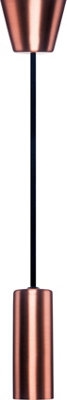 Sylvania Sylpendant Decorative Metal Pendant Light Copper E27 Lampholder Ceiling Light from B&Q