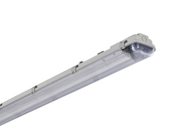 Sylvania Sylproof Toledo 4Ft Led Waterproof Batten Housing T8 Tube Compatible Ip65 Single Garage Workshop from B&Q