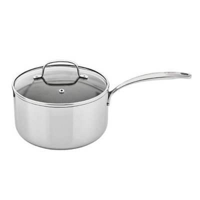 Stoven Hextra 20Cm Non-Stick Saucepan With Lid from B&Q