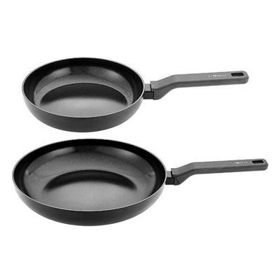 B&Q -  Noir 2 Piece 20Cm & 28Cm Frying Pan Set