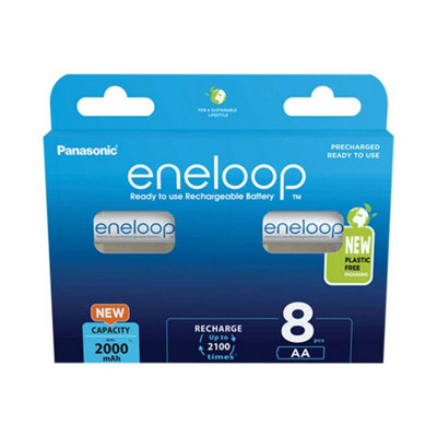 B&Q -  Eneloop Aa 2000Mah Rechargeable BatteriesPack Of 8