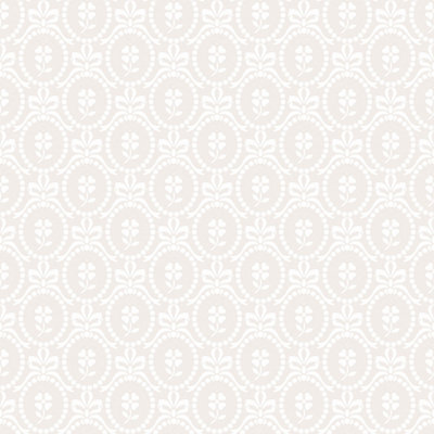 B&Q -  Medallion Bows Nursery Textured WallpaperLilac