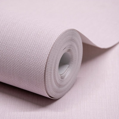 B&Q -  Kids Nursery Textured Wallpaper Pink