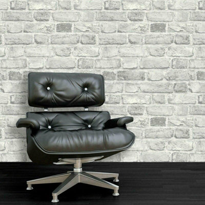 Grandeco Vintage House Brick Pattern Wallpaper Faux Effect Textured A28903 5411012412074 - Image 6