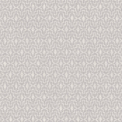 Grandeco Kazue Moroccan Textured WallpaperGrey from B&Q