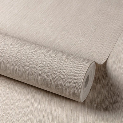 Grandeco Brushstroke Effect Plain Matisse Textured WallpaperNeutral from B&Q