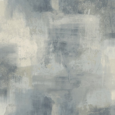 Grandeco Metro Distressed Limewash Paint Rustic Plaster Effect Textured WallpaperNavy from B&Q