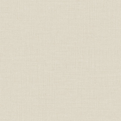 Grandeco Linen Nursery Textured Plain WallpaperBeige from B&Q