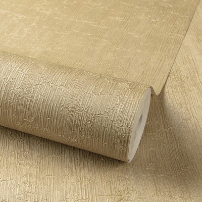 Grandeco Onyx/Yellow Boutique Embossed Textured Embossed Wallpaper,