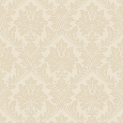 Grandeco Gold Pattano Classical Luxury Damask Wallpaper
