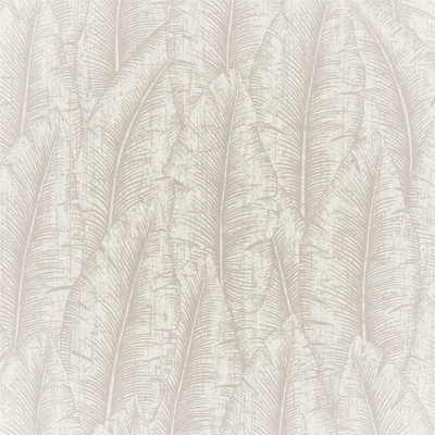 Grandeco  Palmeria Palm Leaf Outline Blown Vinyl Wallpaper from B&Q