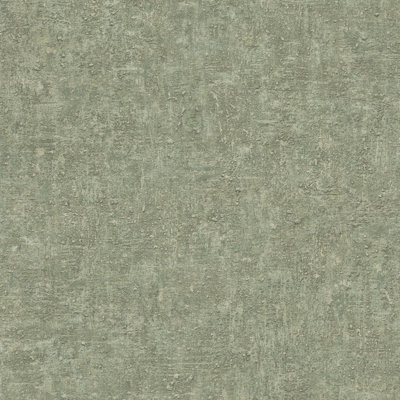 B&Q -  Boutique Norite Deep Natural Luxury Weight Embossed WallpaperGreen