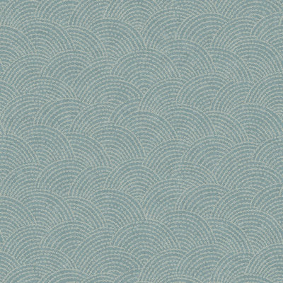 Grandeco Blue Boutique Shell Metallic Curve Luxury Weight Embossed Wallpaper,