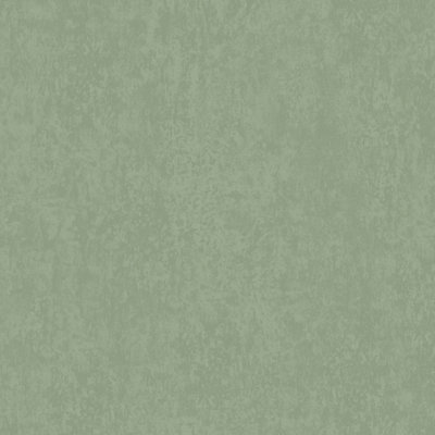 Grandeco Mikaya Plaster Plain Blown Vinyl WallpaperGreen from B&Q